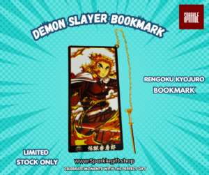 Demon Slayer Metal Bookmark – 9CM kakashi hatake naruto premium anime metal bookmark