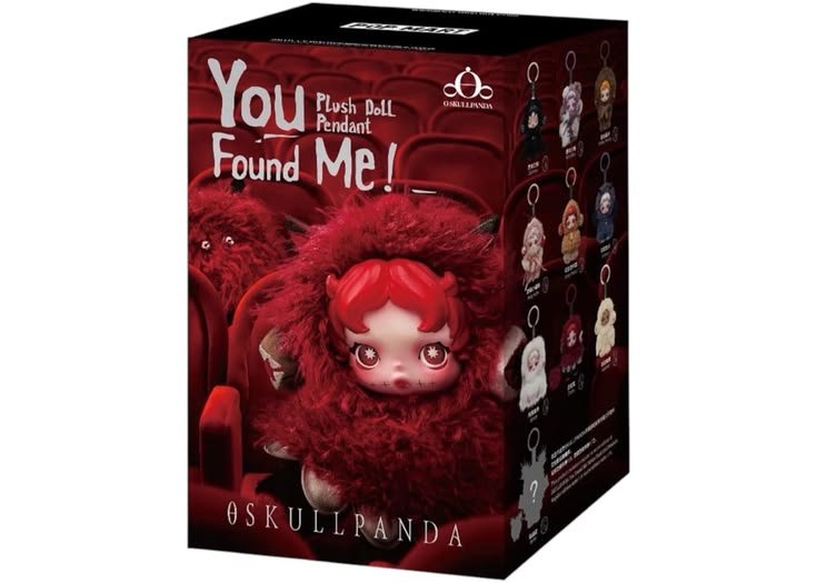 Pop Mart SKULLPANDA You Found Me Series Plush Doll Pendant Single Blind Box One Size