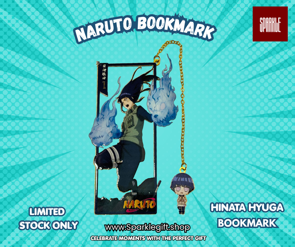 Naruto Hinata Hyuga Anime Metal Chain Bookmark kakashi hatake naruto premium anime metal bookmark
