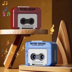 Retro Tape Recorder Keychain